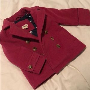 Hatley Toddler Girls pink peacoat